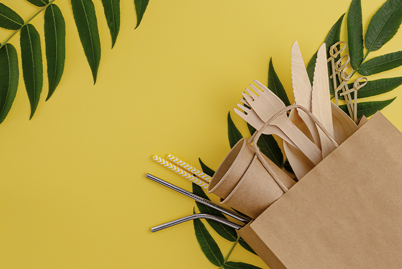 เครื่องใช้บนโต๊ะอาหารแบบใช้แล้วทิ้งจะก่อให้เกิดมลพิษต่อสิ่งแวดล้อมหรือไม่?